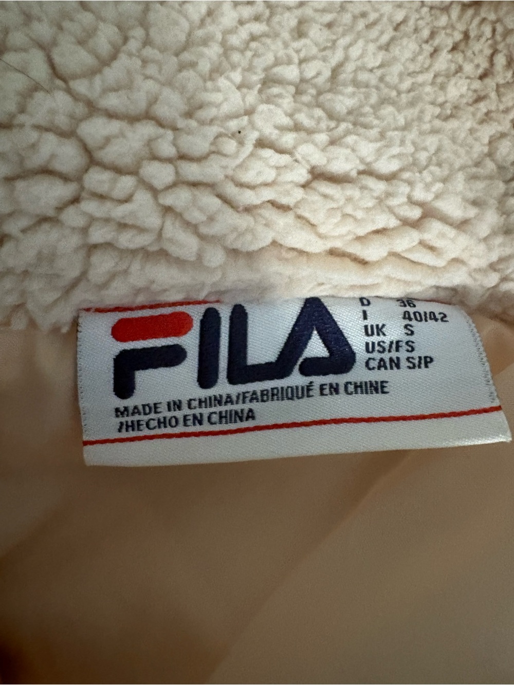 FILA front zip jacket - Picture 3 of 3